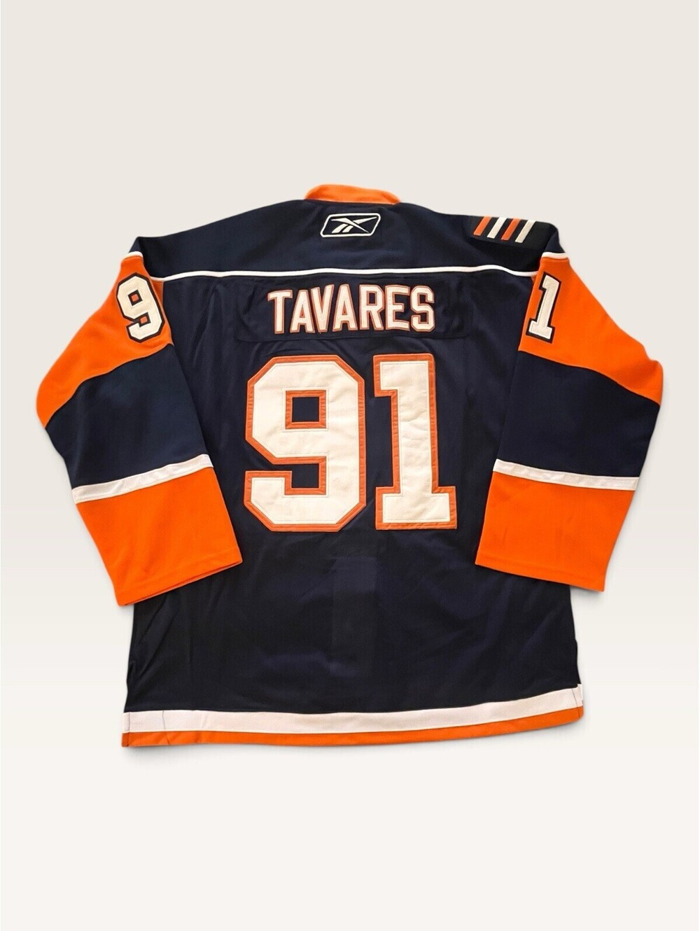 John Tavares NY Islanders Reebok Edge 2.0 Auth Hockey Jersey 54 XL Strap Canada